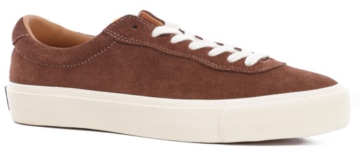 Last Resort AB VM001 - Suede Low Top Skate Shoes - chocolate brown/white - view large