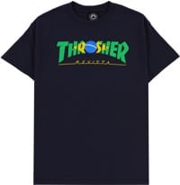 Thrasher Brazil Revista T-Shirt - navy