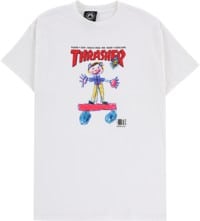Thrasher Kid Cover T-Shirt - white
