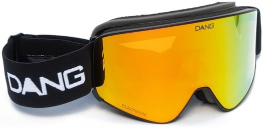 Dang Shades FL2.0 Mag Tech Goggles + Bonus Lens - black/high contrast fire + yellow lens - view large