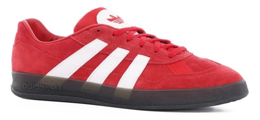 Adidas Gonz Aloha Super 80's Skate Shoes - (chair fight) scarlet/footwear white/footwear white - view large