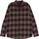 Volcom Caden Plaid Flannel Shirt - mahogany
