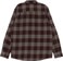 Volcom Caden Plaid Flannel Shirt - mahogany - reverse