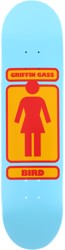 Girl Griffin Gass 93 Til 8.5 Skateboard Deck - blue/red/yellow 