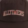 Alltimers City College Snapback Hat - brown - front detail