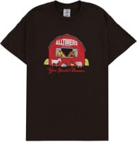 Alltimers Barn It T-Shirt - brown