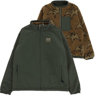 Airblaster Double Puff Reversible Sherpa - lizard/tan terry - view large