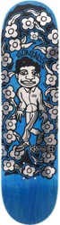 Krooked Gonz Sweatpants 8.5 Skateboard Deck - foil/blue