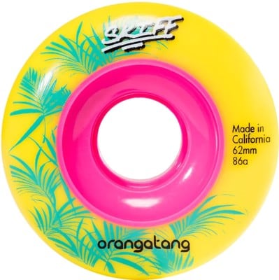 Orangatang Skiff Slasher Cruiser Skateboard Wheels - yellow (86a) - view large