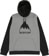 Burton Oak Hoodie - gray heather/true black