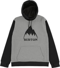 Burton Oak Hoodie - gray heather/true black