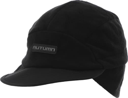 Autumn Fleece Techwear 5-Panel Hat - black - view large