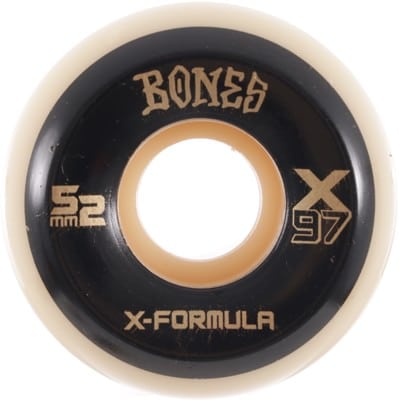 Bones X-Formula V5 Sidecut Skateboard Wheels - natural/black (97a) - view large