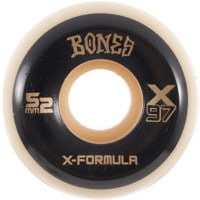Bones X-Formula V5 Sidecut Skateboard Wheels - natural/black (97a)