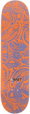 Carpet Schizoid 8.38 Skateboard Deck - orange/blue - view large