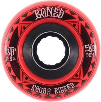 Bones ATF Rough Riders Cruiser Skateboard Wheels - runners red (80a) - view large