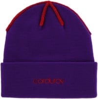 Corduroy Inside Out Beanie - purple