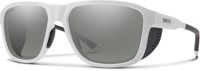 Smith Embark Polarized Sunglasses - white/chromapop polarized platinum mirror