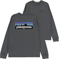 Patagonia P-6 Logo Responsibili-Tee L/S T-shirt - plume grey