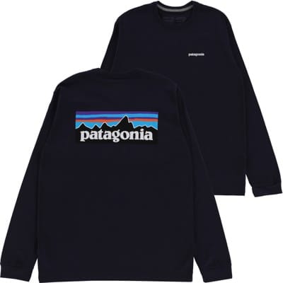 Patagonia P-6 Logo Responsibili-Tee L/S T-shirt - classic navy - view large