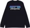 Patagonia P-6 Logo Responsibili-Tee L/S T-shirt - classic navy - reverse