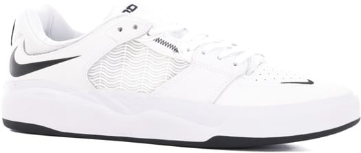 Nike SB Ishod Wair PRM Skate Shoes - white/black-white-black-white - view large