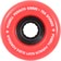 Powell Peralta Snakes Cruiser Skateboard Wheels - red v2 69 (75a)