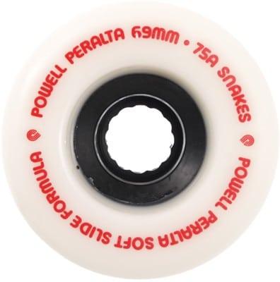 Powell Peralta Snakes Cruiser Skateboard Wheels - white v2 69 (75a) - view large