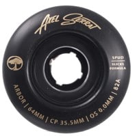 Arbor Axel Serrat Spud Slicks Formula Longboard Wheels - black (82a)