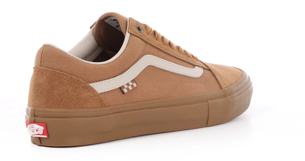 Vans Skate Old Skool Shoes - light brown/gum - Free Shipping | Tactics