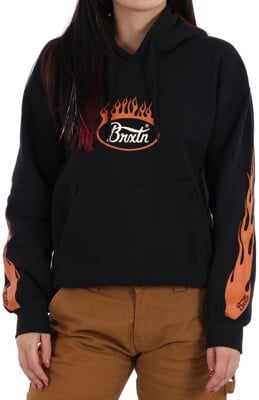 Brixton Women's Parsons Flame Hoodie - black - view large