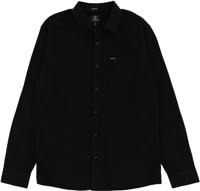 Volcom Caden Solid Flannel Shirt - black