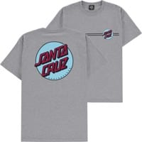Santa Cruz Other Dot T-Shirt - heather grey/blue