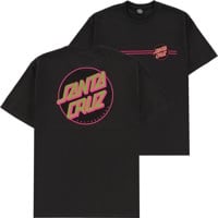 Santa Cruz Other Dot T-Shirt - graphite black/pink/green