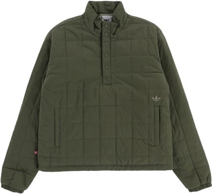 Adidas Quilted PrimaLoft Jacket - legacy green/feather grey - view large
