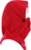 Salmon Arms Fleece Hood - stripes red - side