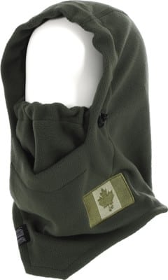 Salmon Arms Fleece Hood - armed forces army - view large
