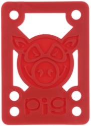 Pig Pile Skateboard Risers - red