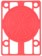 Independent Genuine Parts Skateboard Riser Pads - red v1
