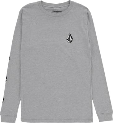 Volcom Iconic Stone L/S T-Shirt - heather grey - view large