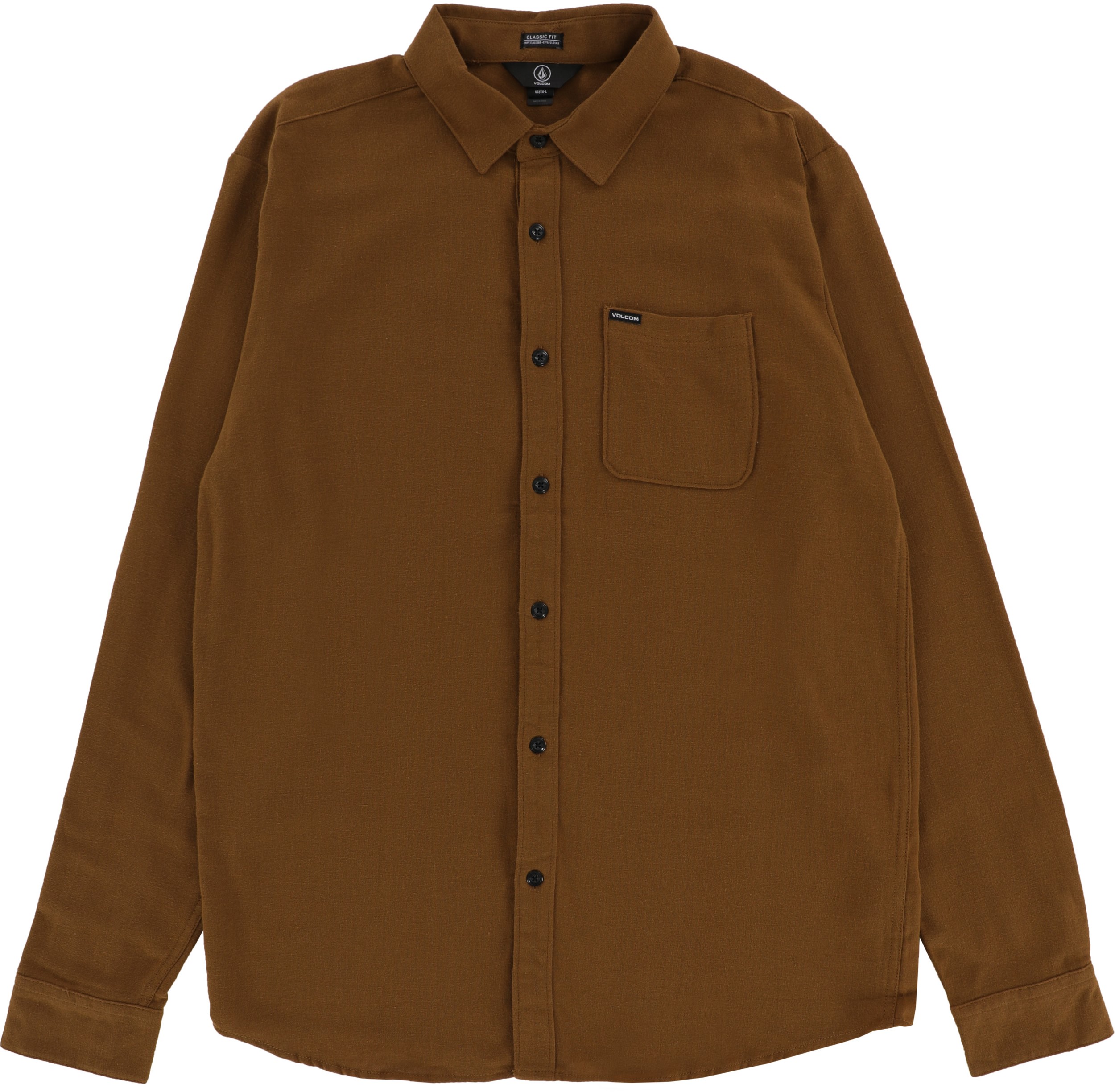 volcom caden solid shirt