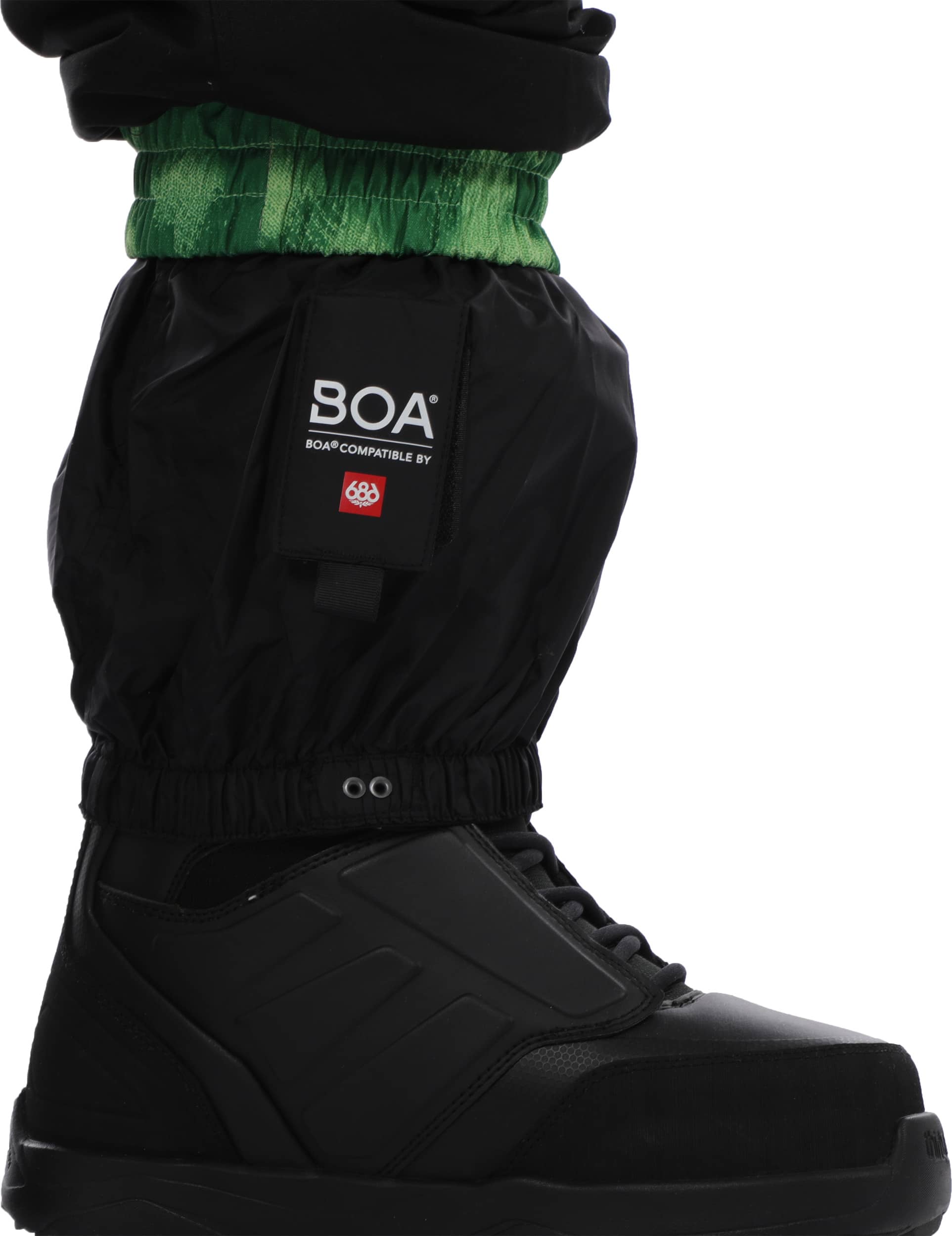 686 Forest Bailey Dojo Bib Pants - black colorblock - Free Shipping