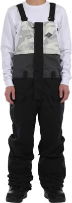 686 Frontier Bib Pants - black colorblock - view large