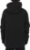 686 Waterproof Hoodie - black - reverse