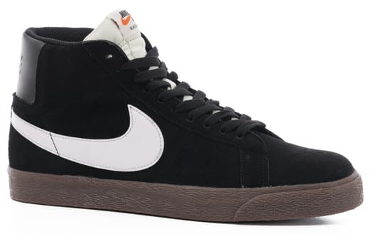 Nike SB Zoom Blazer Mid Skate Shoes - black/white-black-sail - view large