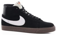 Nike SB Zoom Blazer Mid Skate Shoes - black/white-black-sail