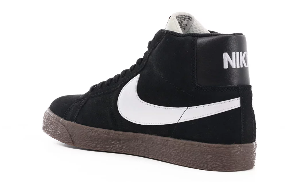 Caligrafía Encogimiento recluta Nike SB Zoom Blazer Mid Skate Shoes - black/white-black-sail - Free  Shipping | Tactics