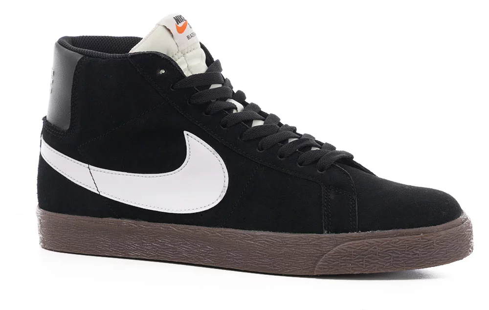 Nike SB Zoom Blazer Skate Shoes - black/white-black-sail - Free Shipping Tactics