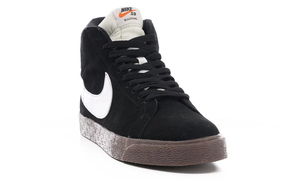 Nike SB Zoom Mid Skate Shoes - black/white-black-sail - Free Shipping