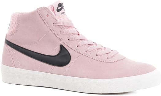 Nike SB Bruin High Skate Shoes - med soft pink/black-med soft pink - view large